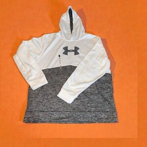 Under Armour Two-Tone Hoodie in White and Gray Men’s XXL NWT